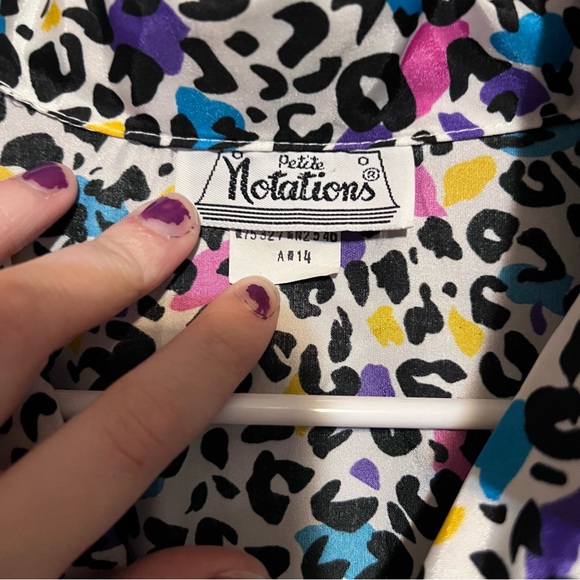 Multicolor Leopard Print Bomber Jacket - Picture 4 of 5